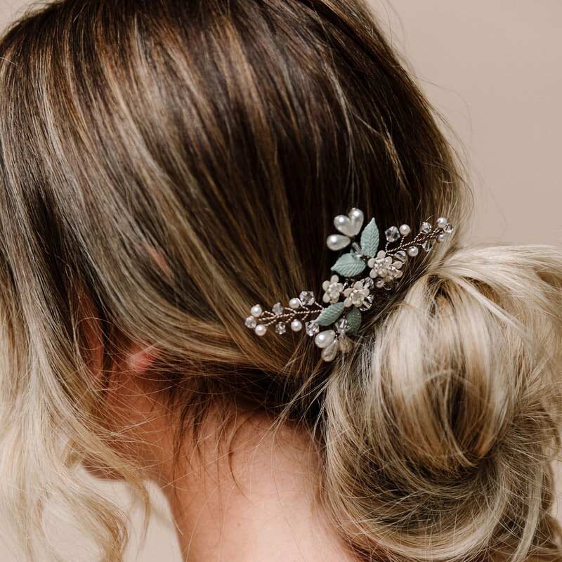 Romantic Hair Clip Hair Clip In Pastel Colours Bridal Hair, 48% OFF