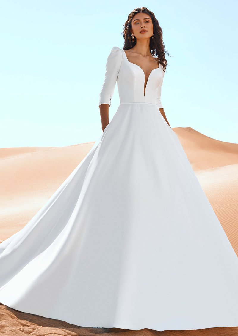 Geyser wedding dress from Pronovias
