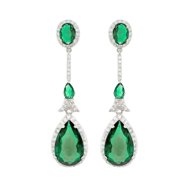 Alexandra Drop Earrings In Colour