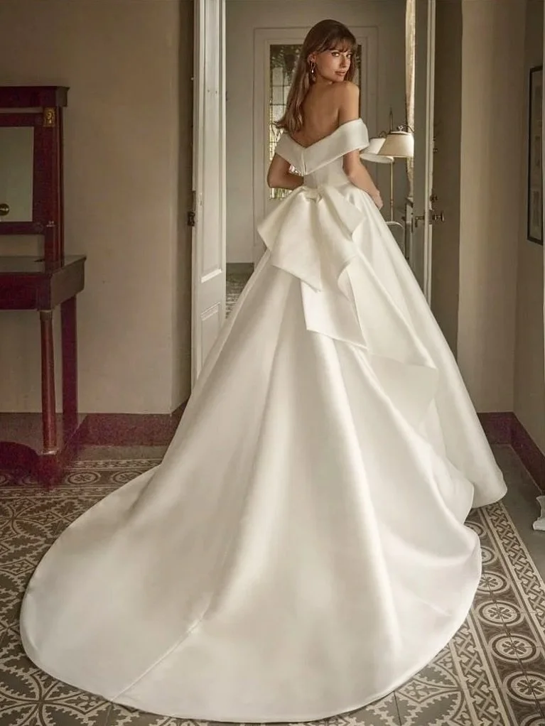 Today we&rsquo;re shining a light on back details, the finishing touches that make a gown truly unforgettable. From elegant button fastenings and romantic corset backs, to graceful deep V silhouettes, soft draping bows, illusion lace panels, and embe