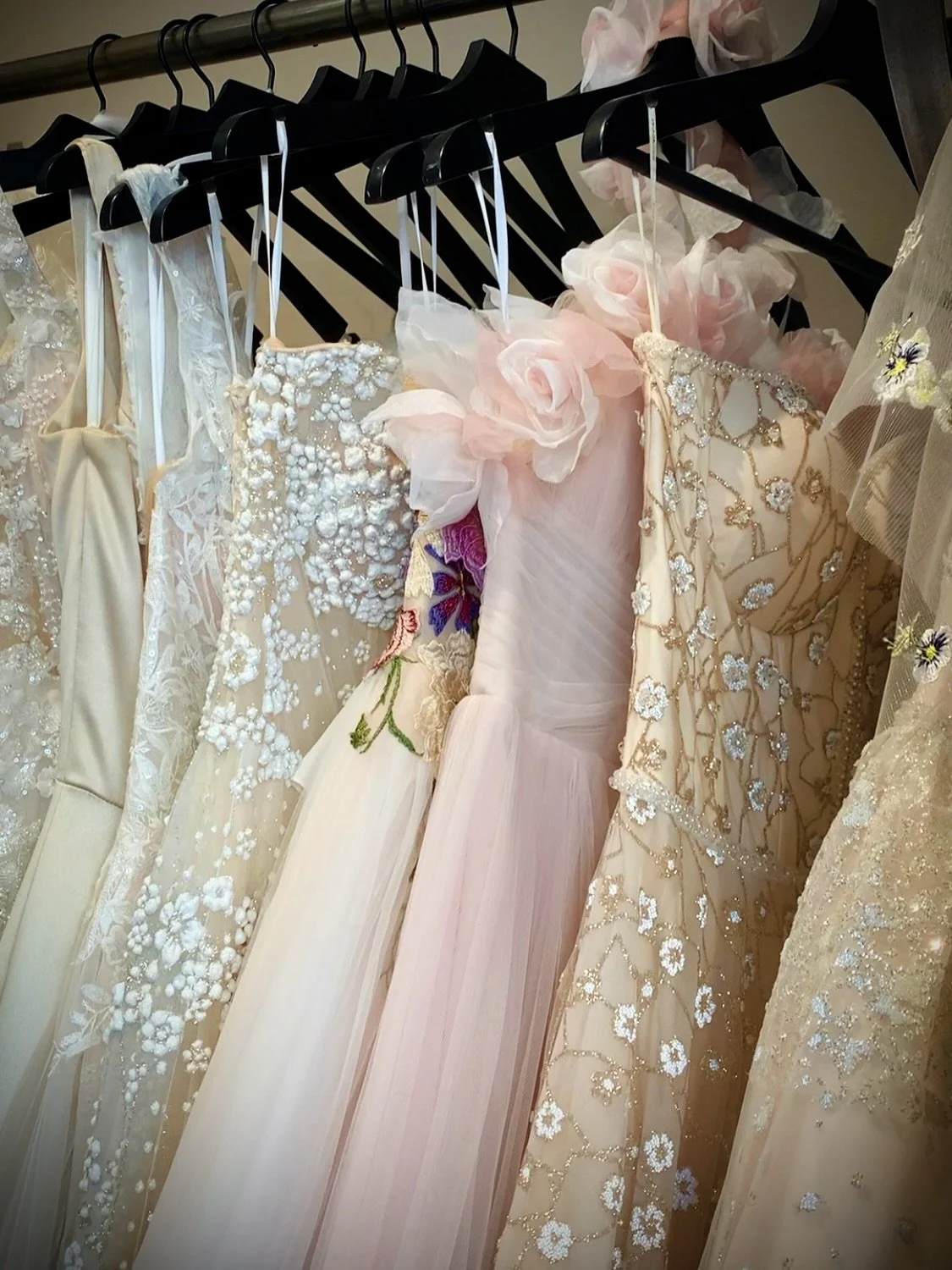 We&rsquo;re falling in love with texture and florals, and all the gorgeous intricate details, from romantic floral lace and shimmery embellishments to delicate appliqu&eacute; and intricate button detailing. These beautiful touches bring a gown to li
