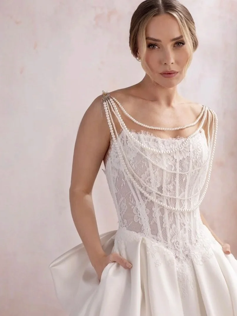 Happy weekend Ladies, the @aprilbanburybridal collection has just landed at our boutiques! Be among the first to try on these stunning gowns and find the one for your special day. 🤍

A variety of styles are now available at our London, York, and Har