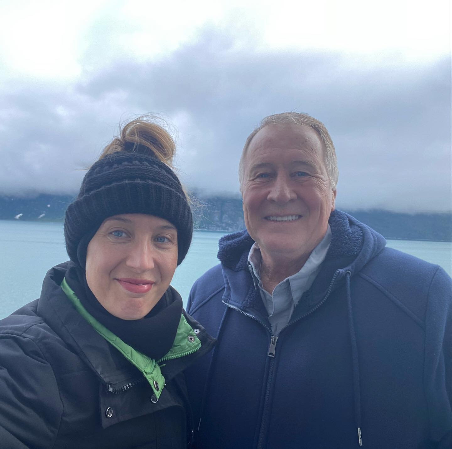 Alaska with my Pop. 💛 Lucky me.