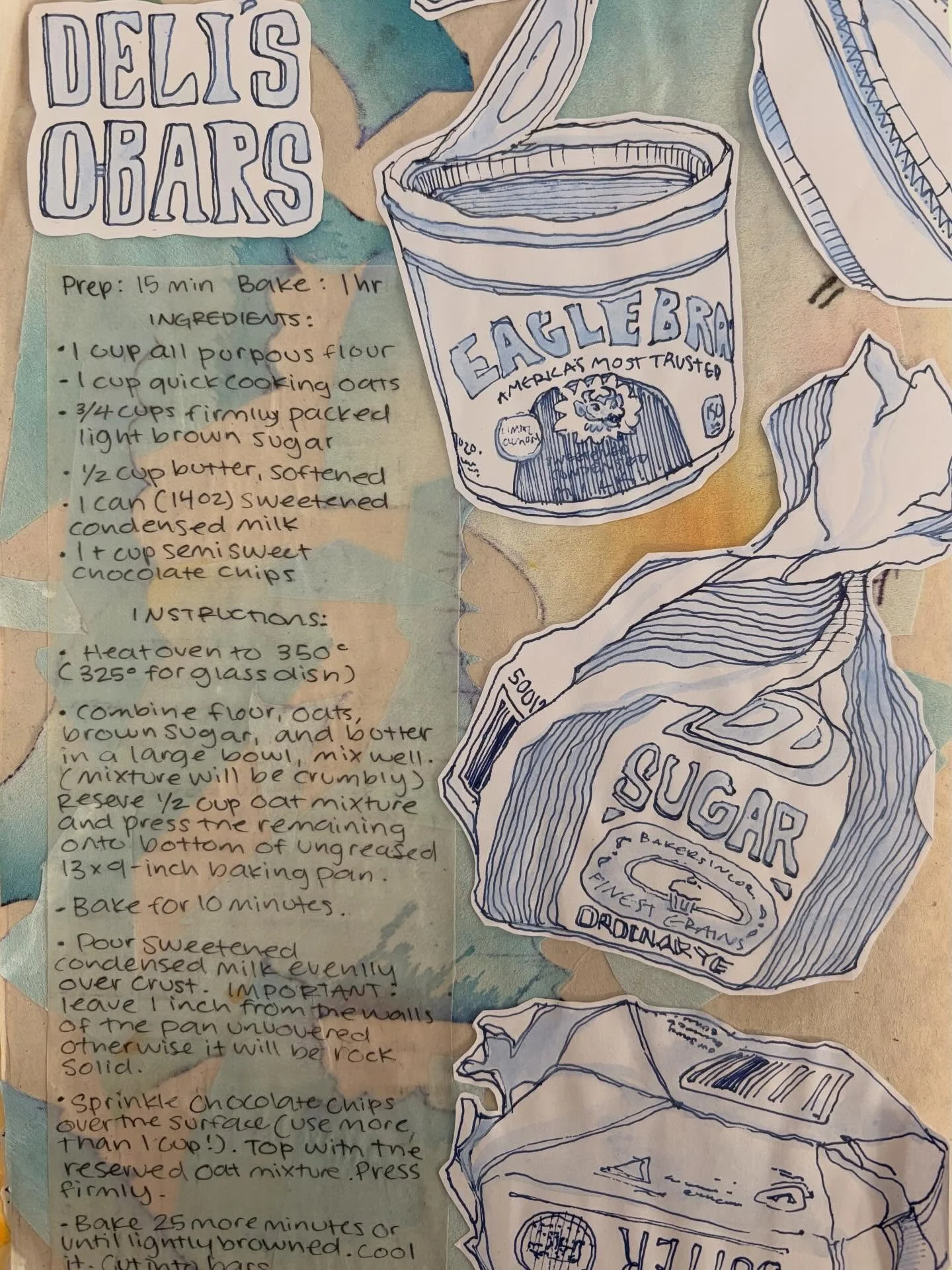 Koruna artfully made ✨My Favorite Cookbook Ever✨ as a family Christmas gift this year and it included this - one of Shazaam&rsquo;s tried-and-true recipes. 

My sister, Shazaam, is also known as Deli in our family. Her recipe is just the Eagle Brand&