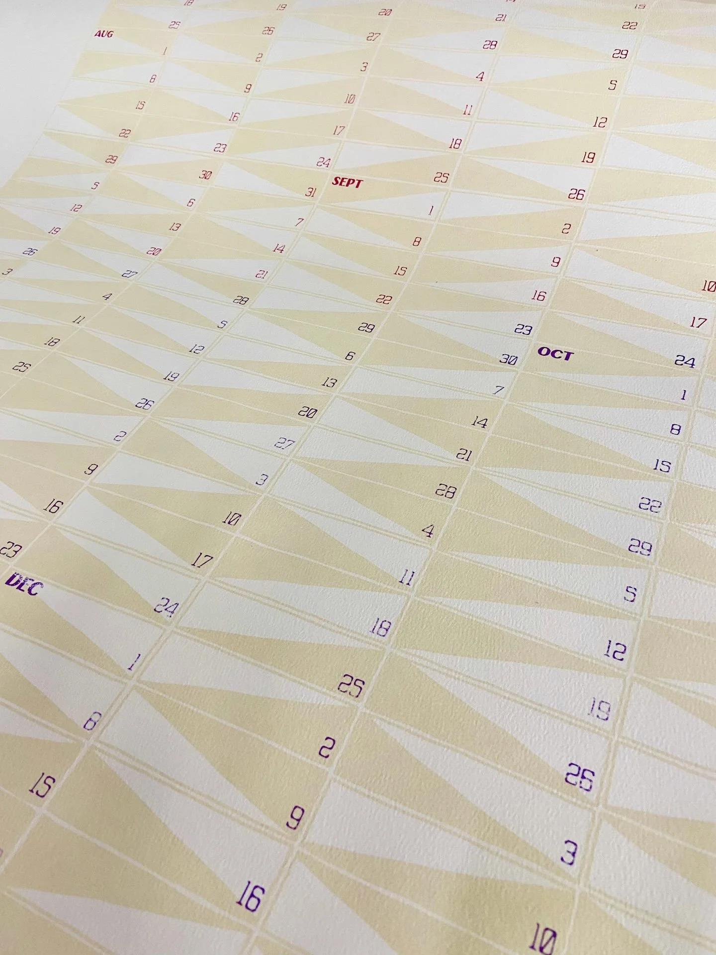 We&rsquo;re back in the USA for the summer and so are the Time Maps! They are BIG and they are BEAUTIFUL, y&rsquo;all, and there aren&rsquo;t many of them. Recap for those that are new here: Huge One-Year 2027 Calendars on 300gsm archival paper, scre