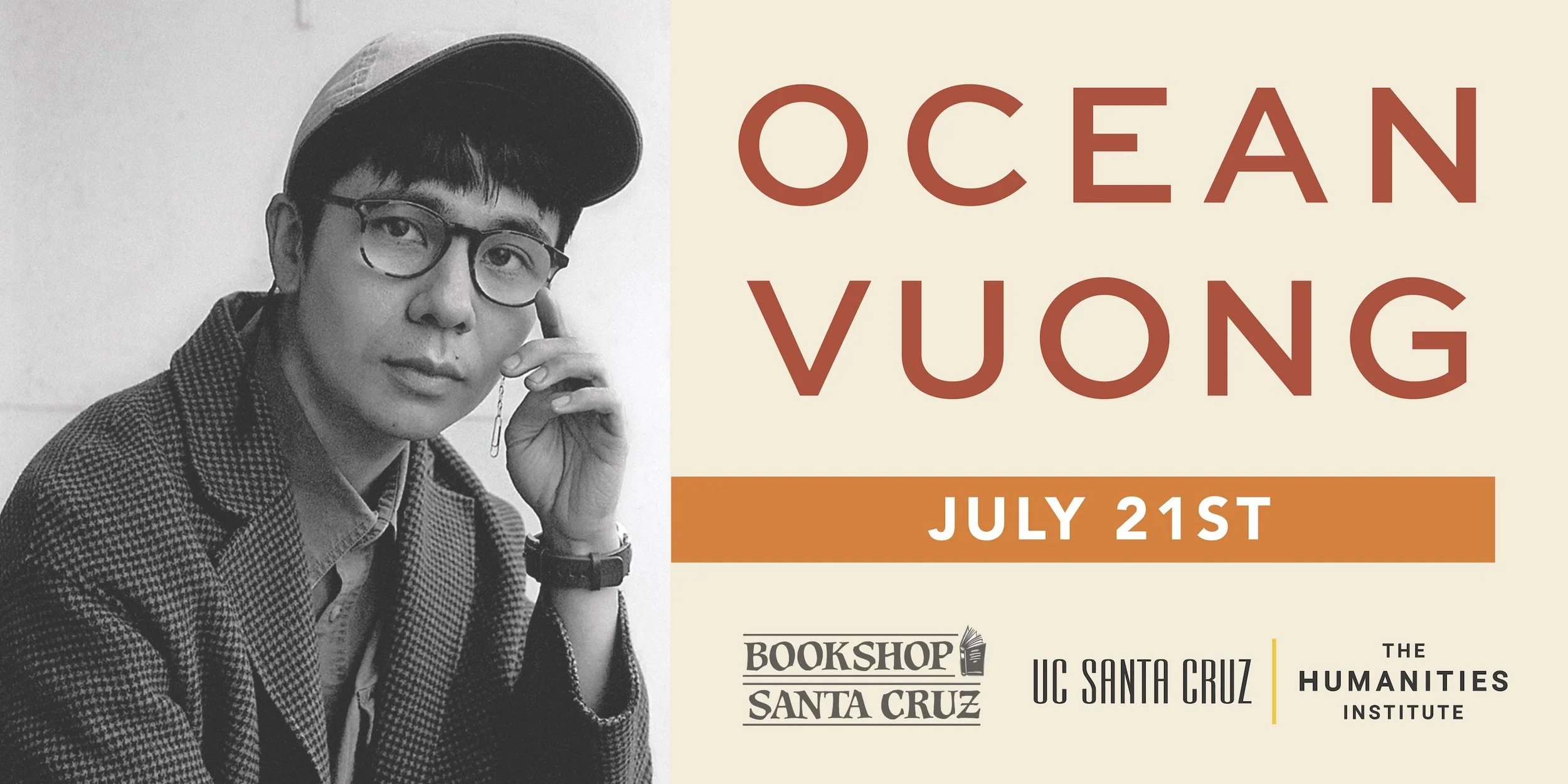 Bookshop Santa Cruz presents: Ocean Vuong | EMPEROR OF GLADNESS