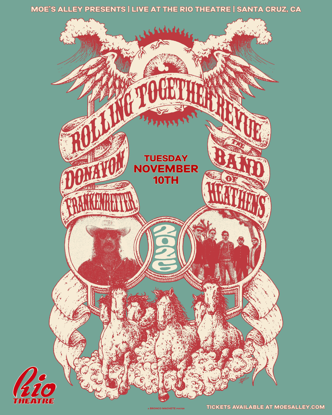 Rolling Together Revue: Donavon Frankenreiter + The Band Of Heathens