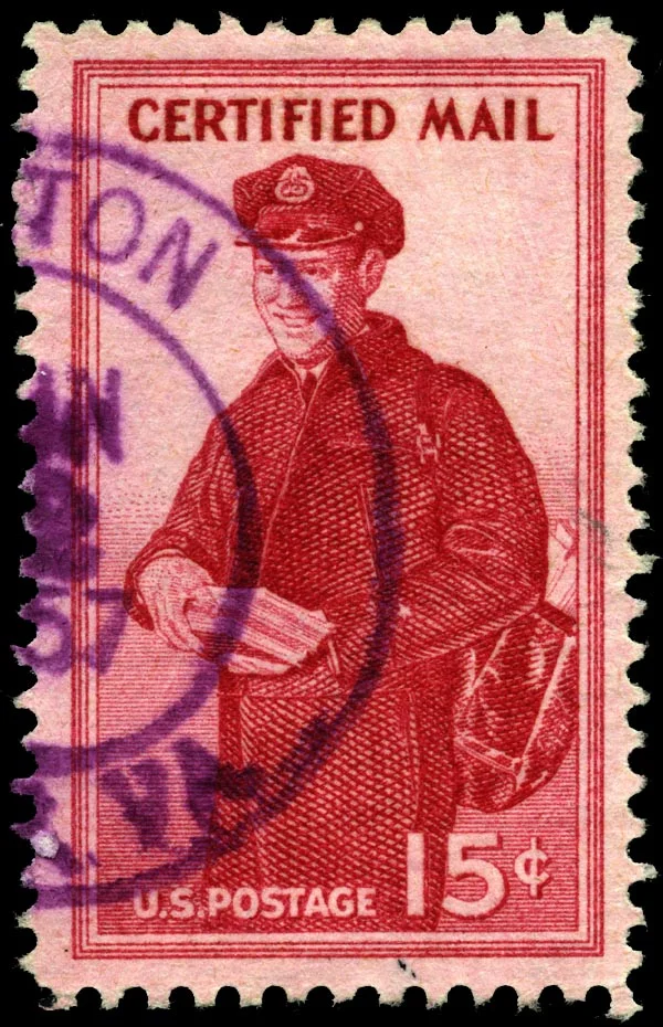 We once use mail for protecting intellectual property rights