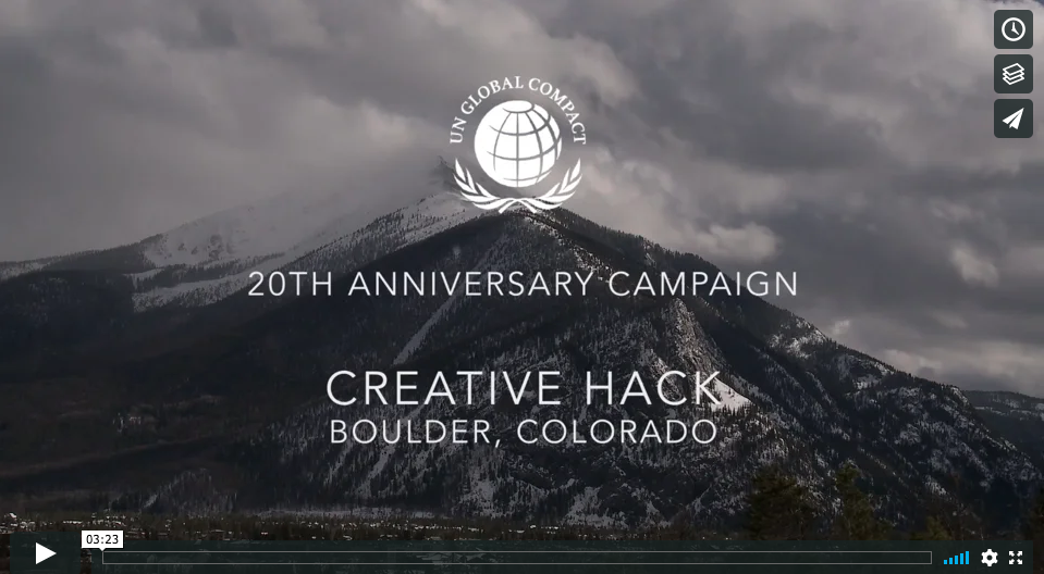 Global Brain Facilitates Campaign Hack in Boulder, CO on behalf of UN Global Compact
