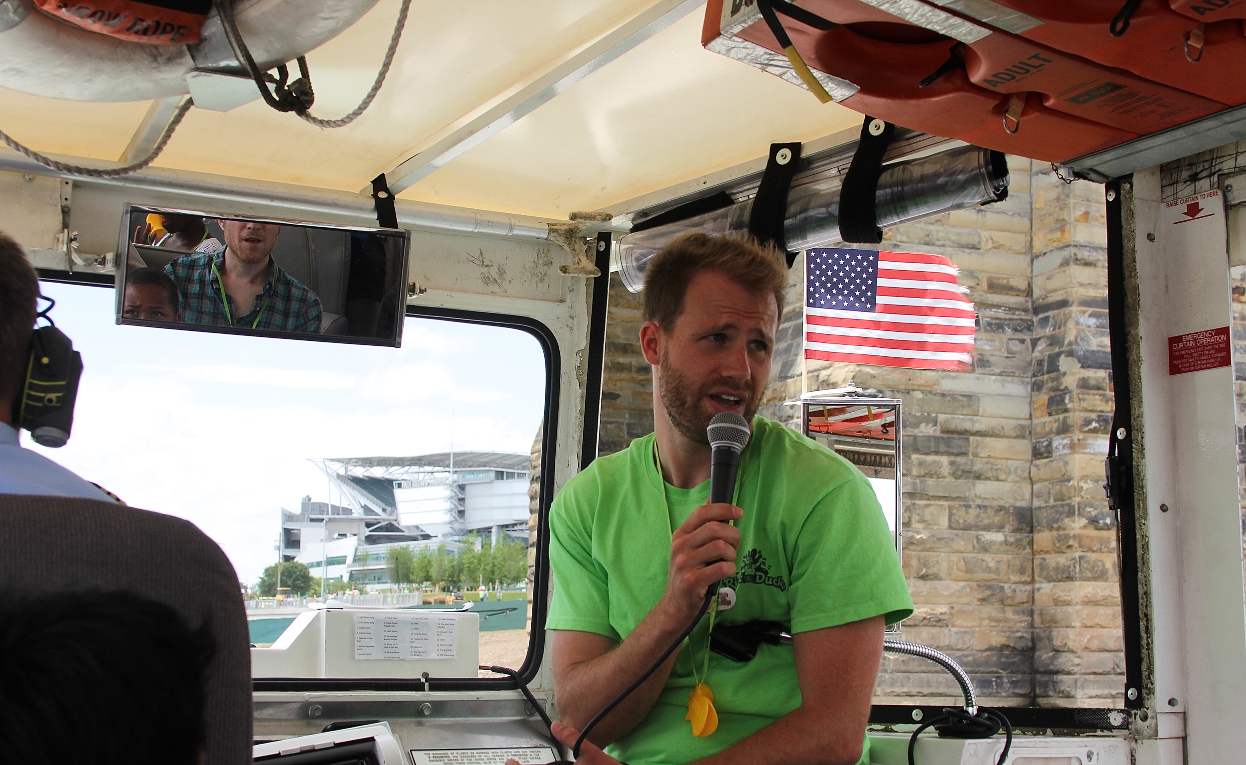  Our amazing host and duck boat guide, Zak Slemmer 
