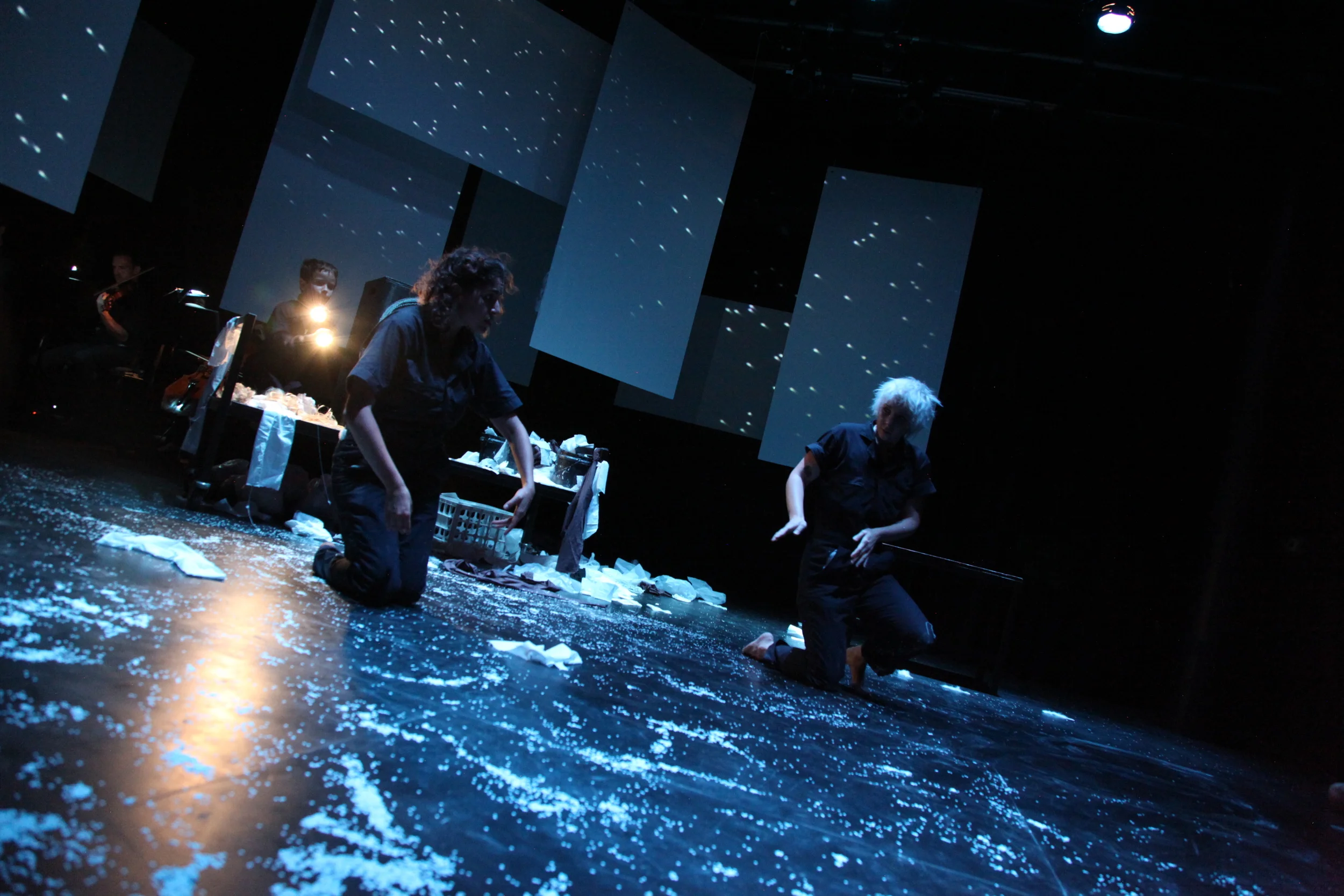  ROTATION.  A multimedia opera by John Gilbert. Directed by Clare Hammoor. Choreographed by Lisa Naugle. Photo by Angela Lau.  