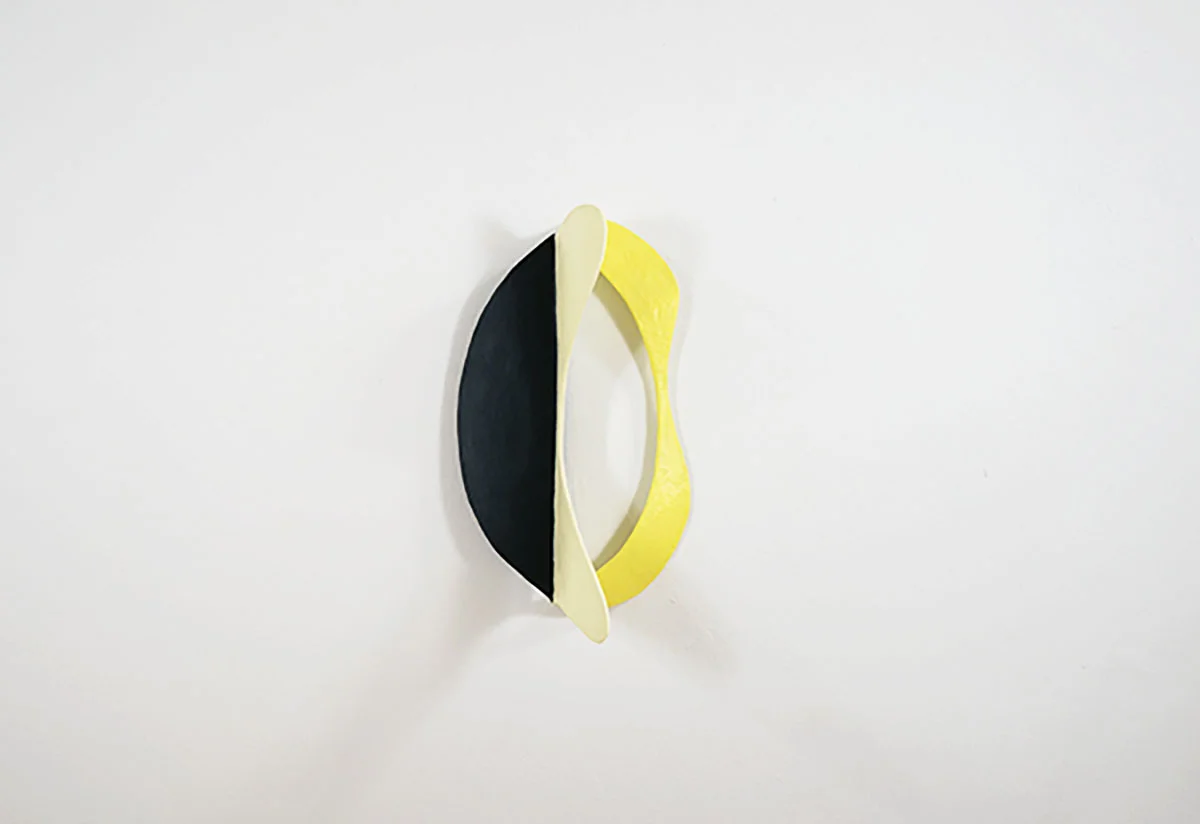 Untitled #2, 18in x 29in, aqua resin, cardboard, paint, fiber glass, 2018