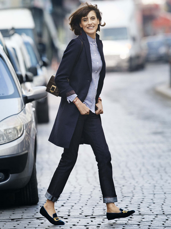 Ines de la Fressange - Photo Uniqlo / Grazia.fr