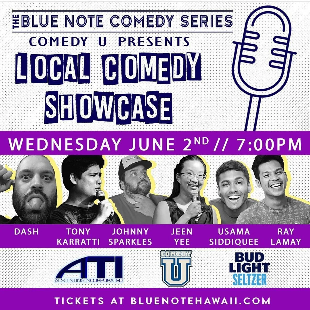 Back at it again at @bluenotehawaii w special guest @usamastandsup