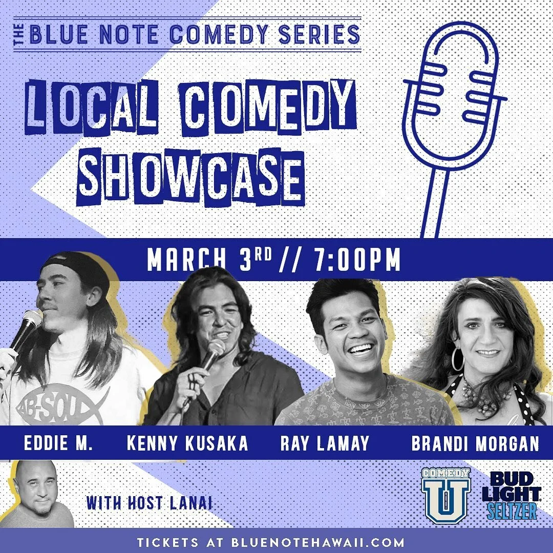 He who laughs last, thinks slow... come out for a change and celebrate tier3 @bluenotehawaii @comedyu.hi