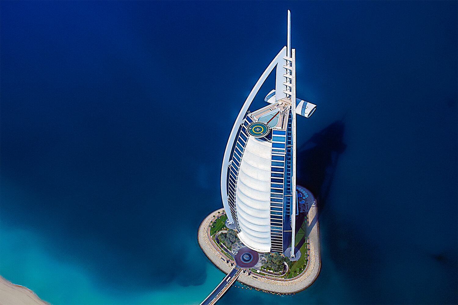 Burj al Arab from Above