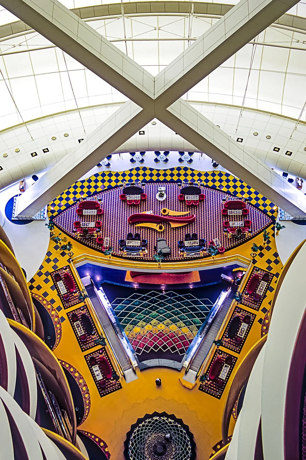 Looking Down...

 

  Inside the Burj al Arab hotel.   Dubai, UAE 