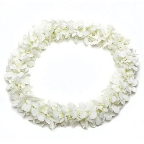 Double White Lei 