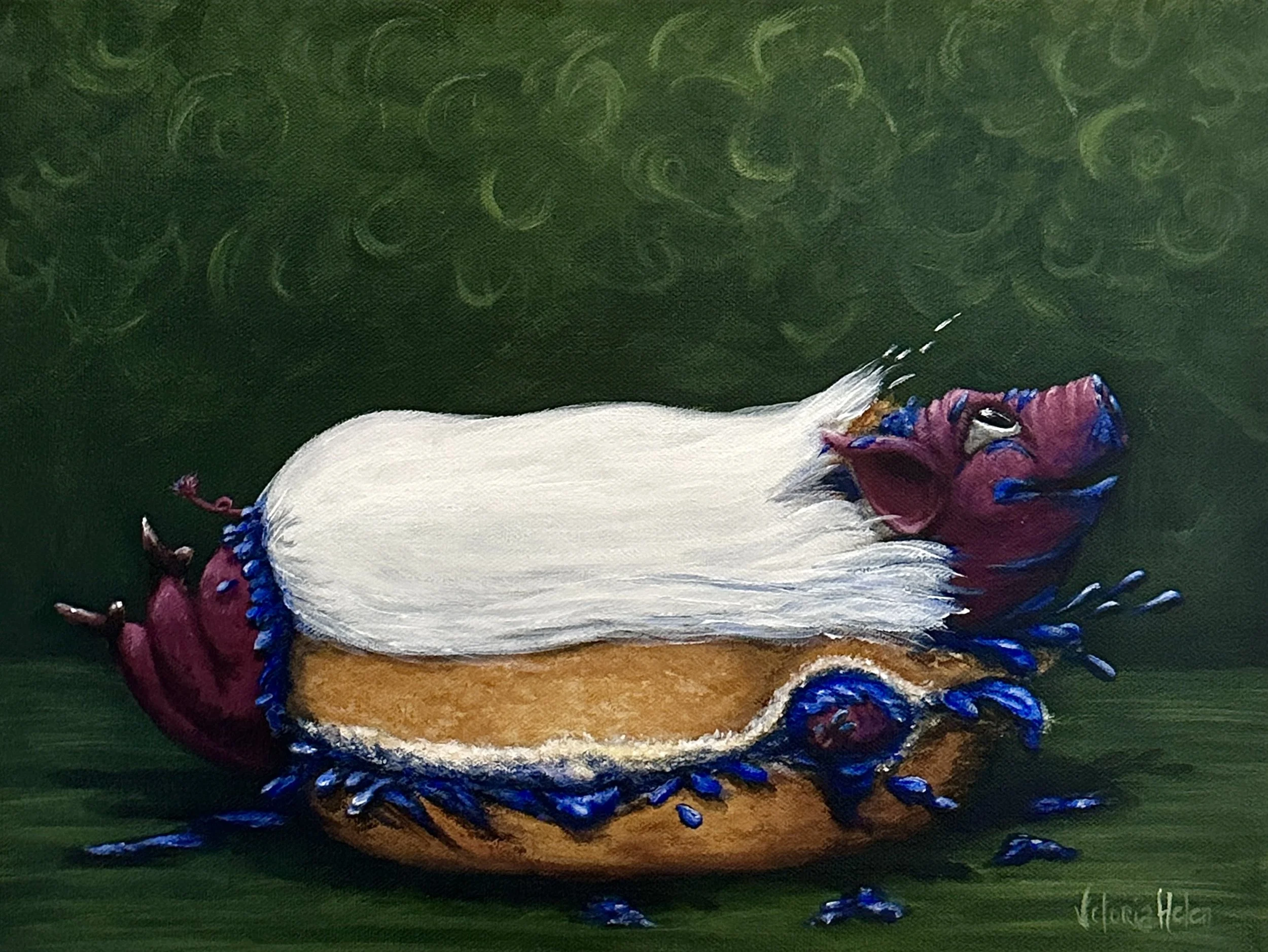 Blueberry Splash available original and prints