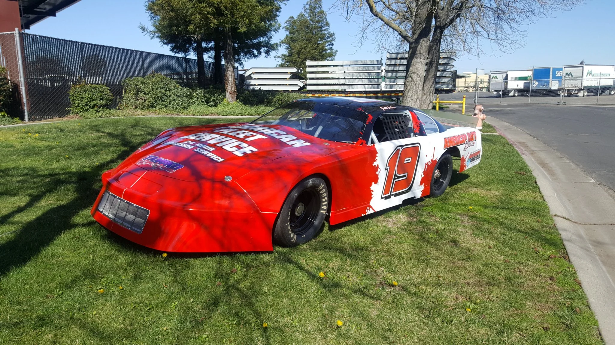  Justin Lovelace race car wrap. 
