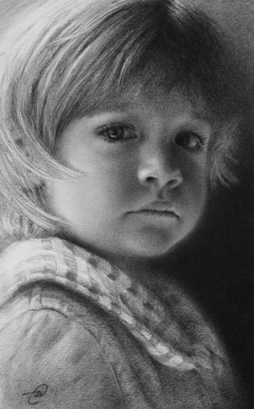 Small Wonder, graphite on bristol board, 6x10"