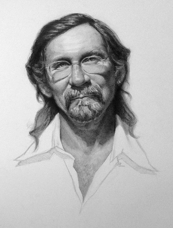 Van, graphite on bristol board, 16x20"