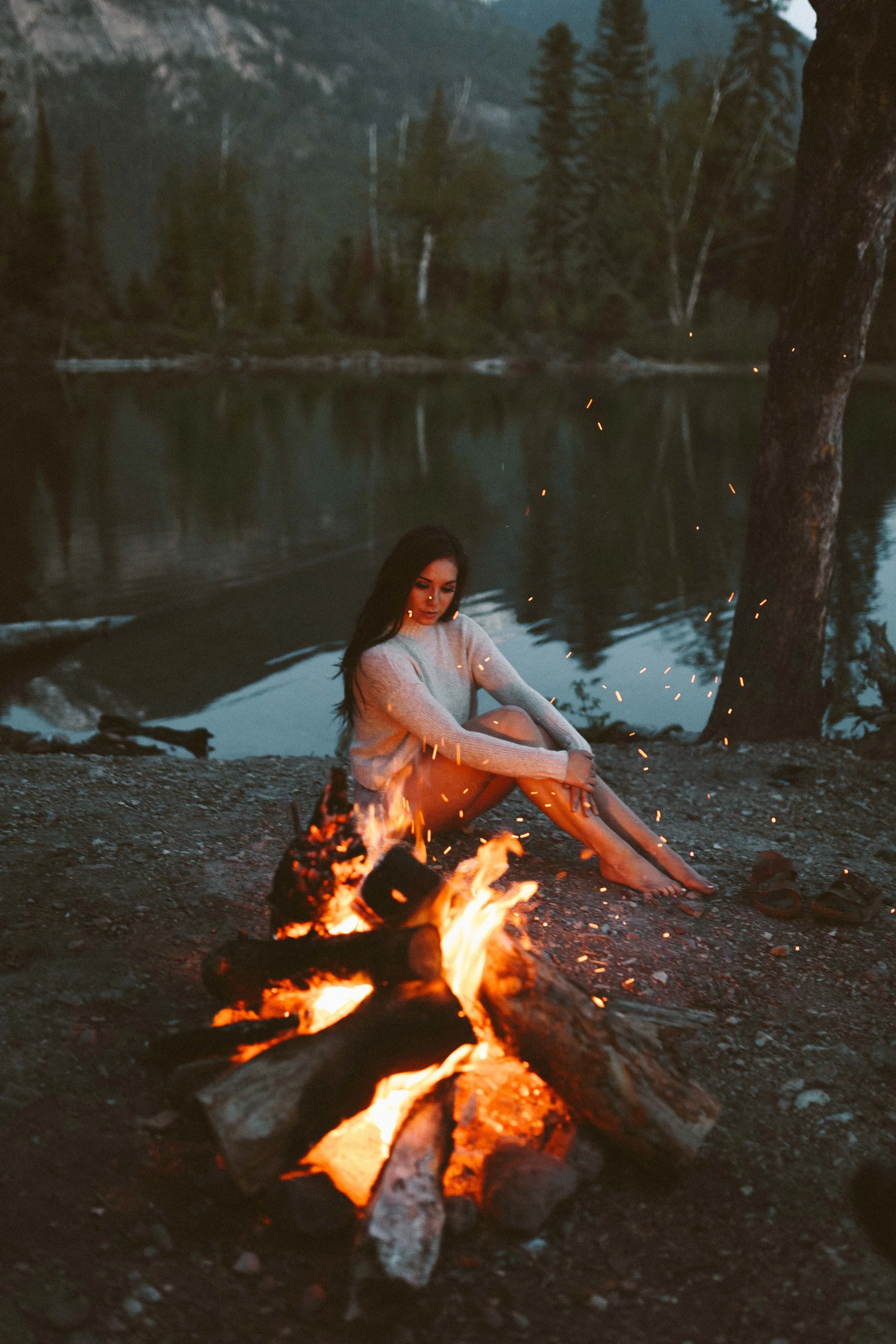 Holland Lake Campfire