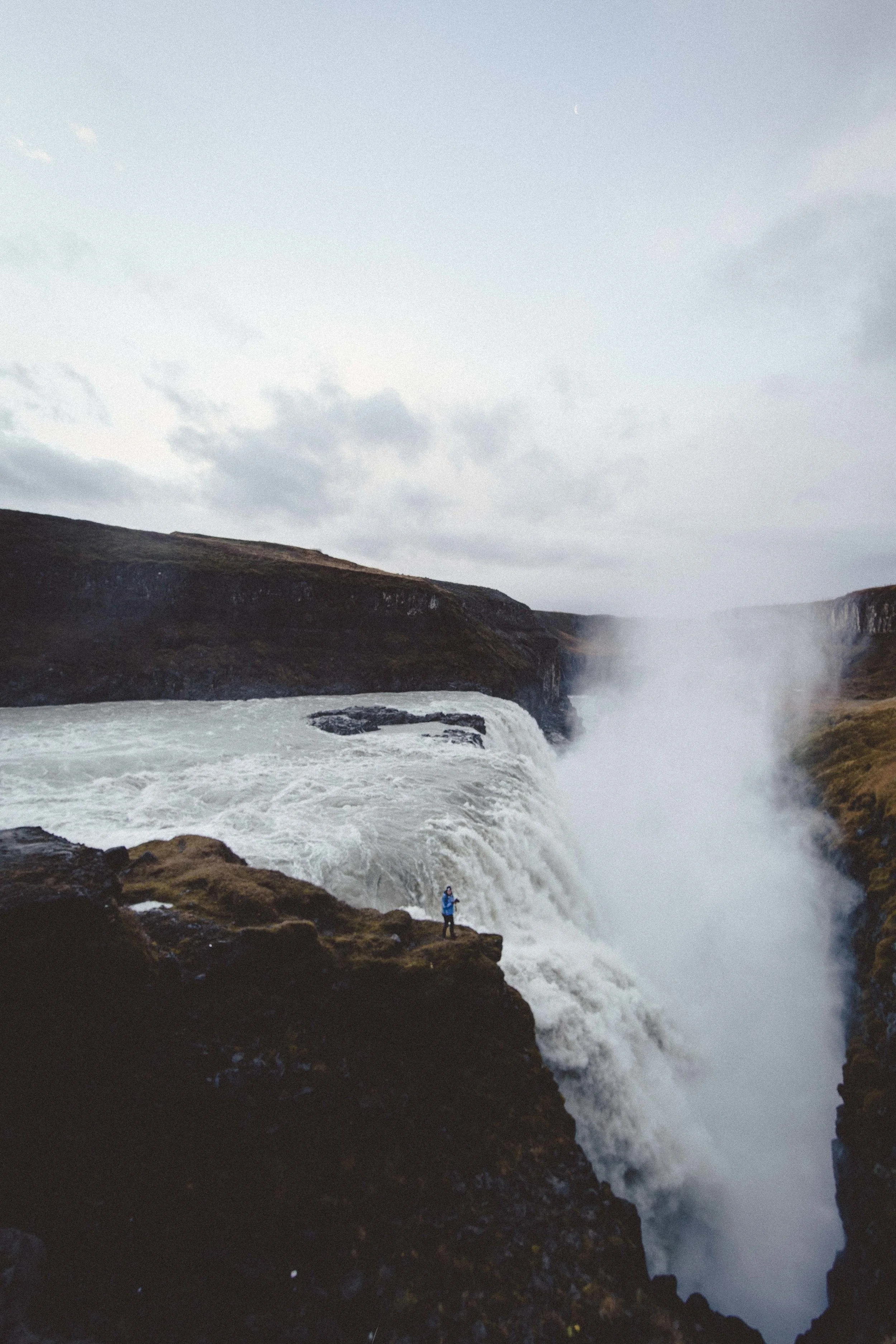 Gulfoss For Scale