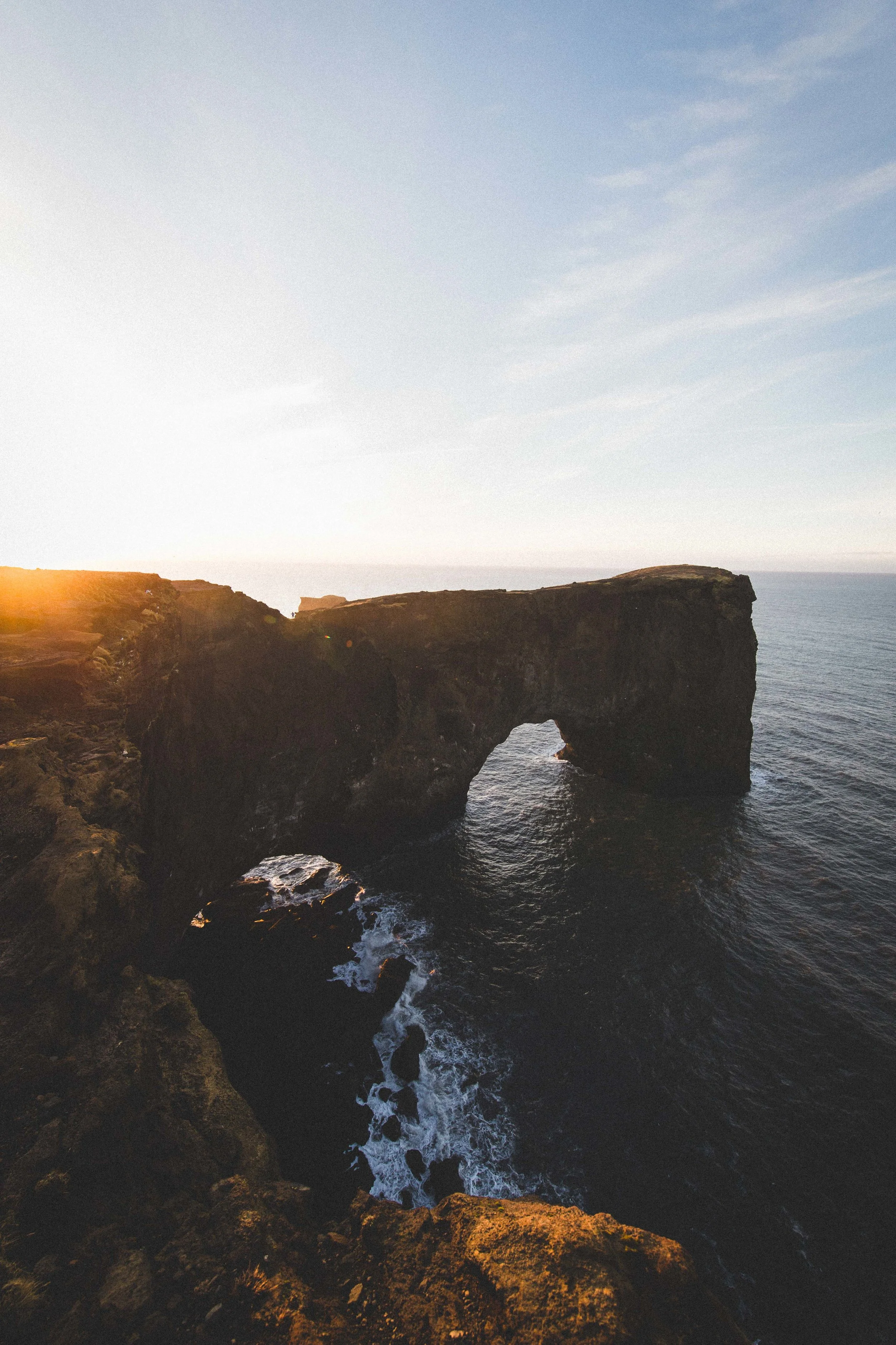 Dyrholaey Arch Sunrise