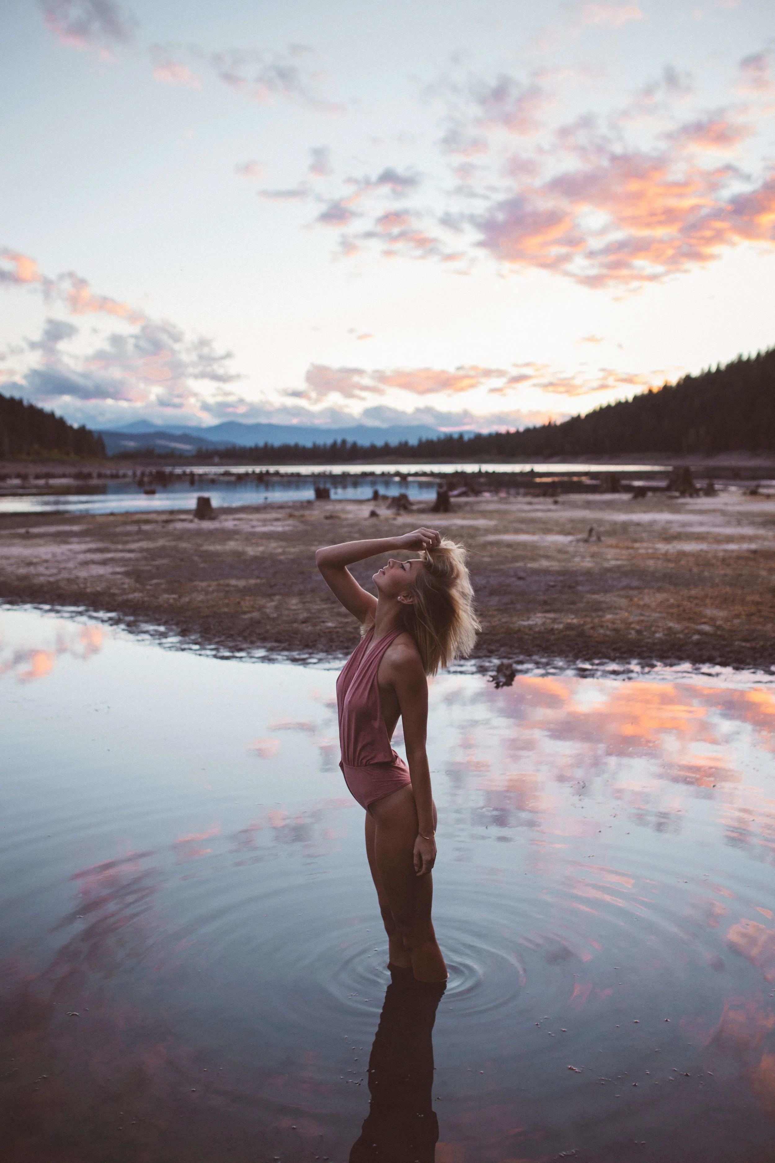 Mission Mountain Reflection