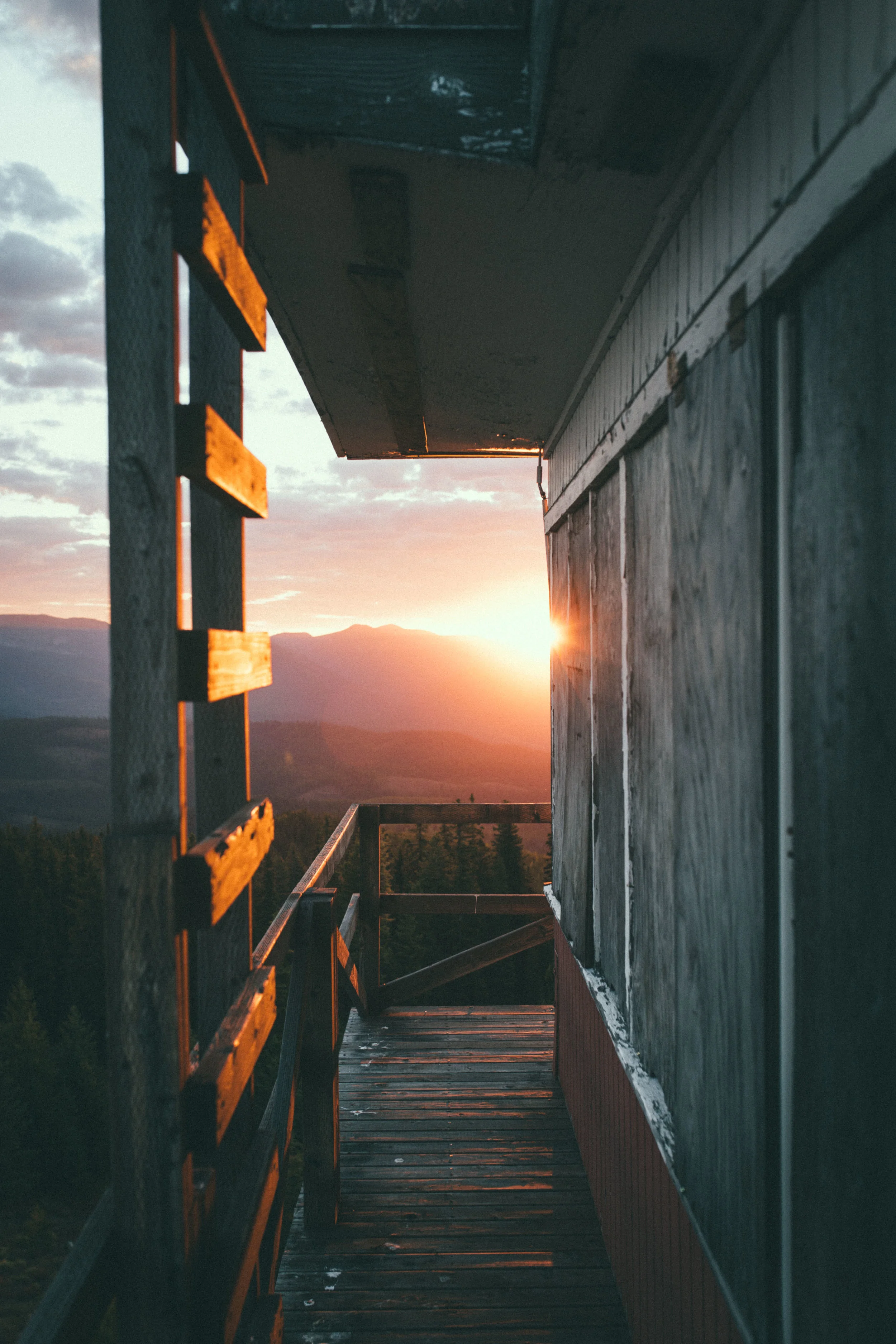 Fire Lookout Sunrise
