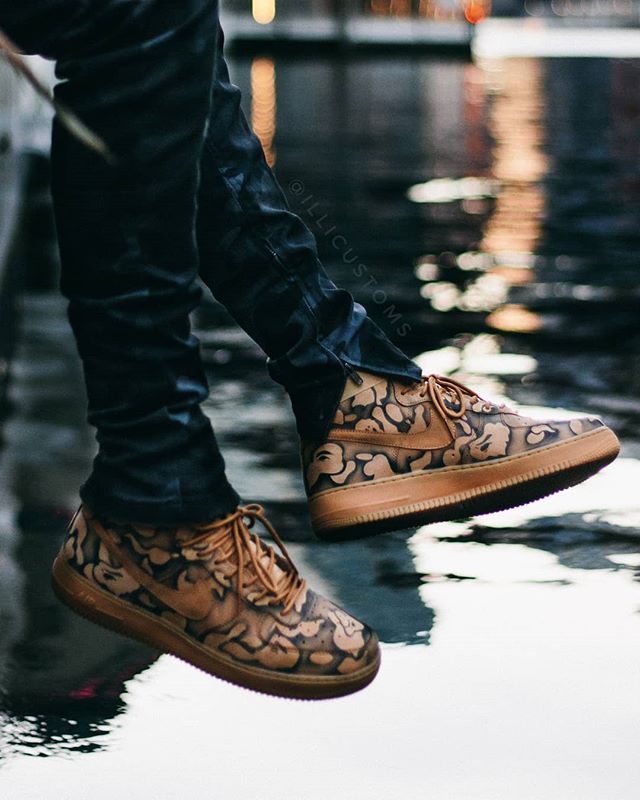 FOR SALE, size 11 bape camo wheats.... 📸: @taylee27 #illicustoms