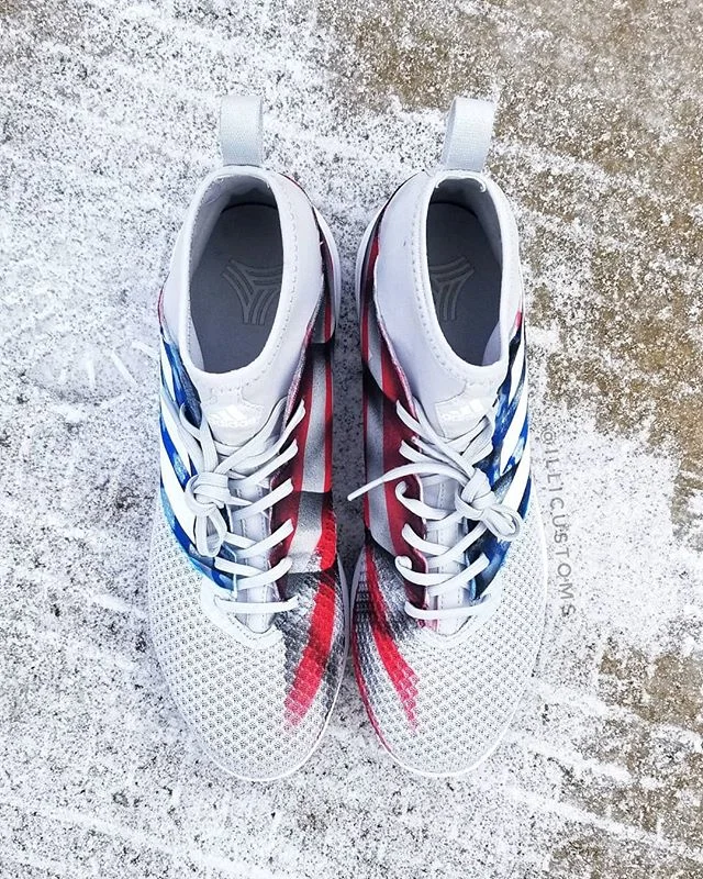 Yeezy inspired stripes 🇺🇸 #illicustoms