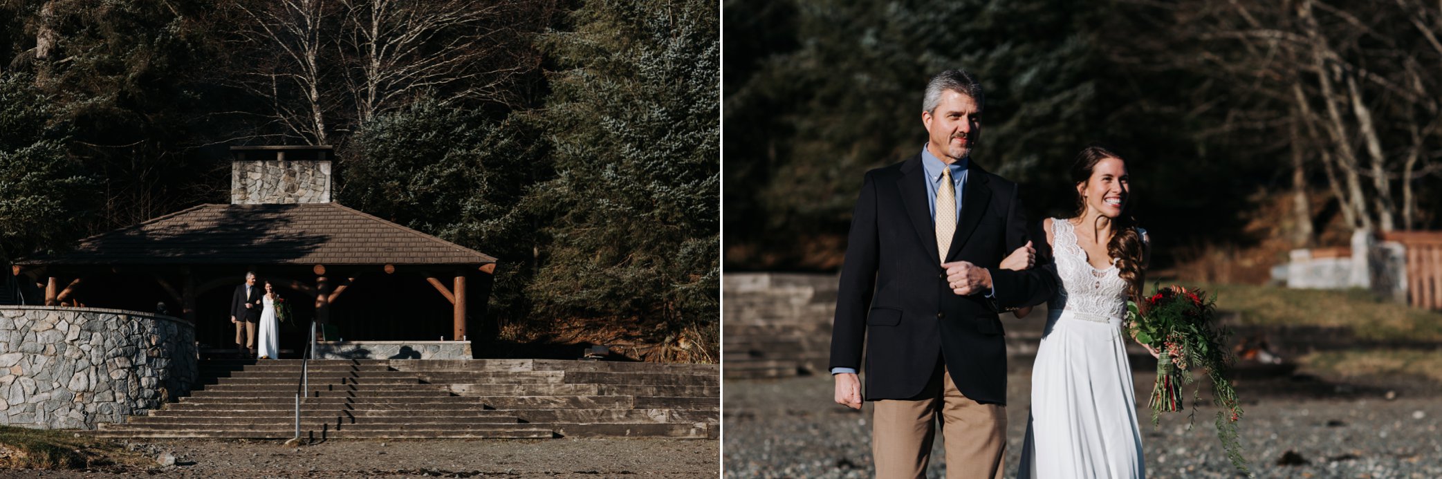 wedding at Auke beach