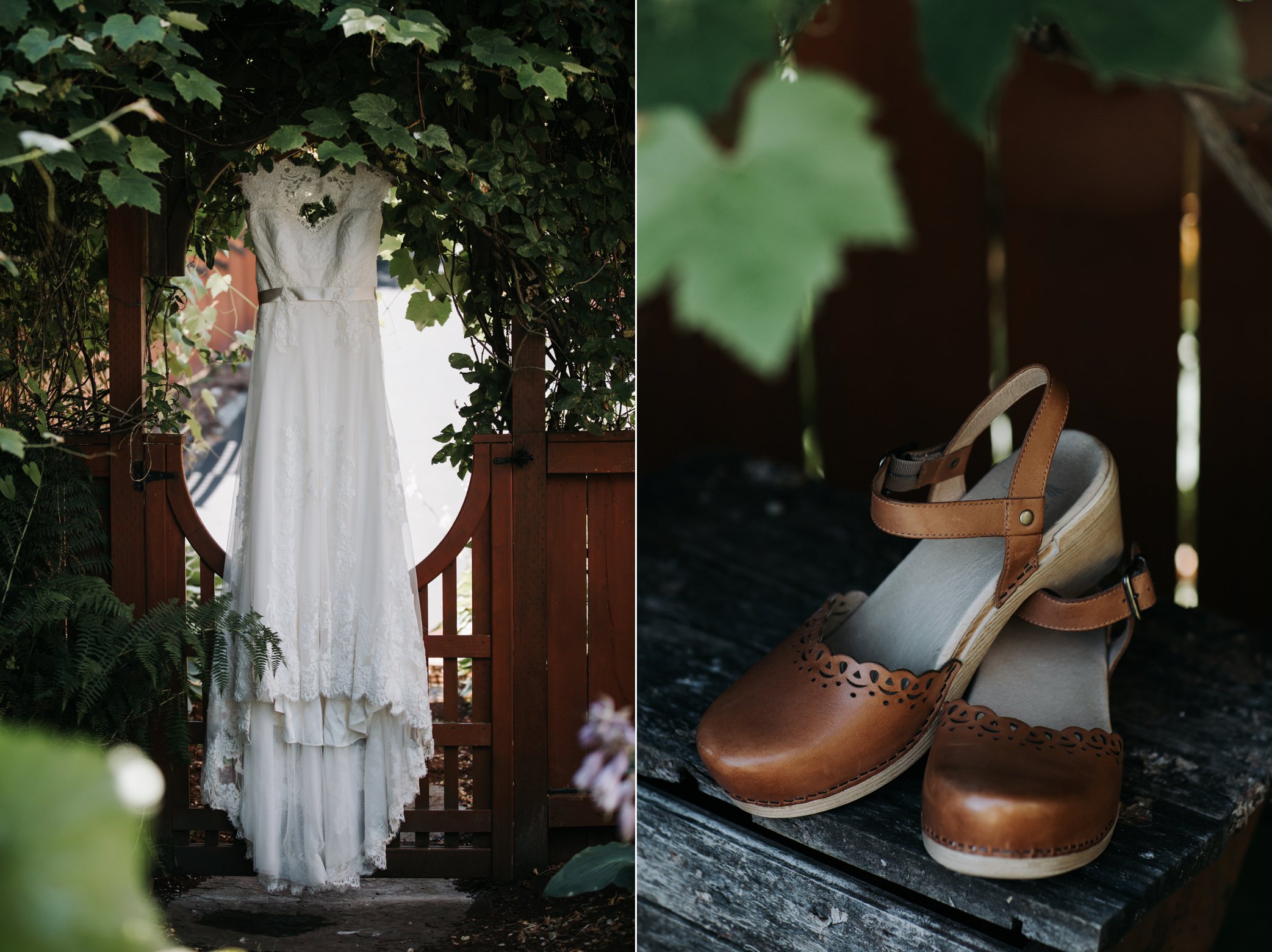 garden wedding details