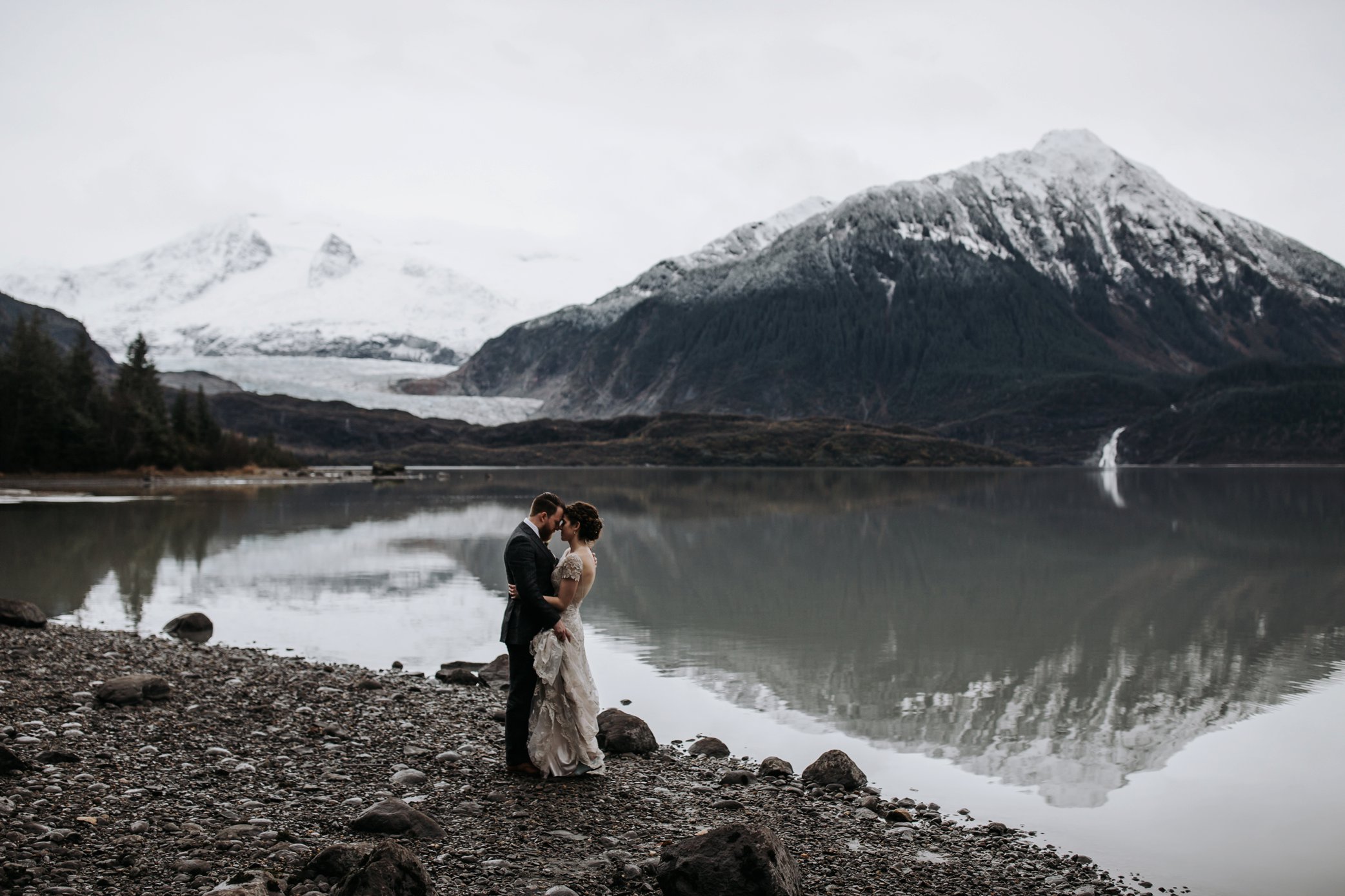 glacier elopement in juneau alaska