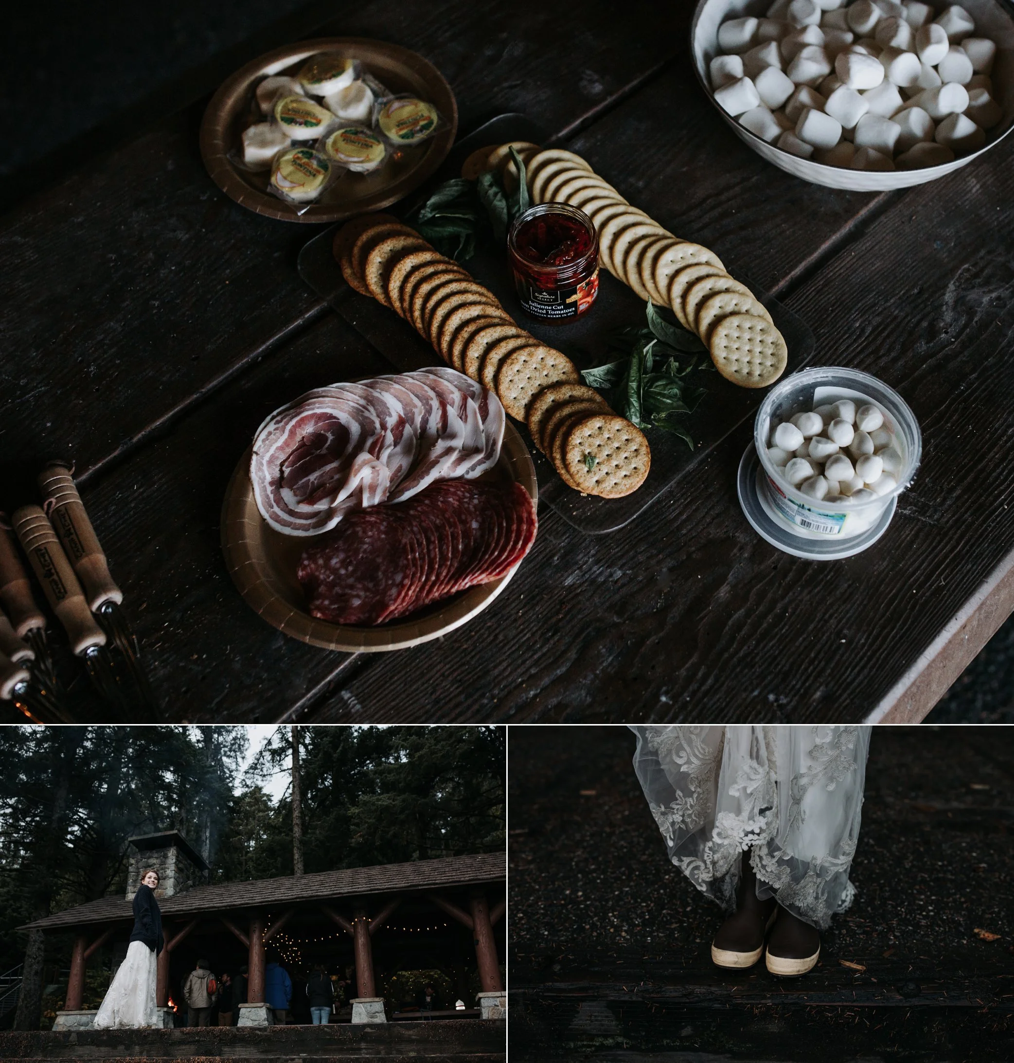 alaska camping wedding