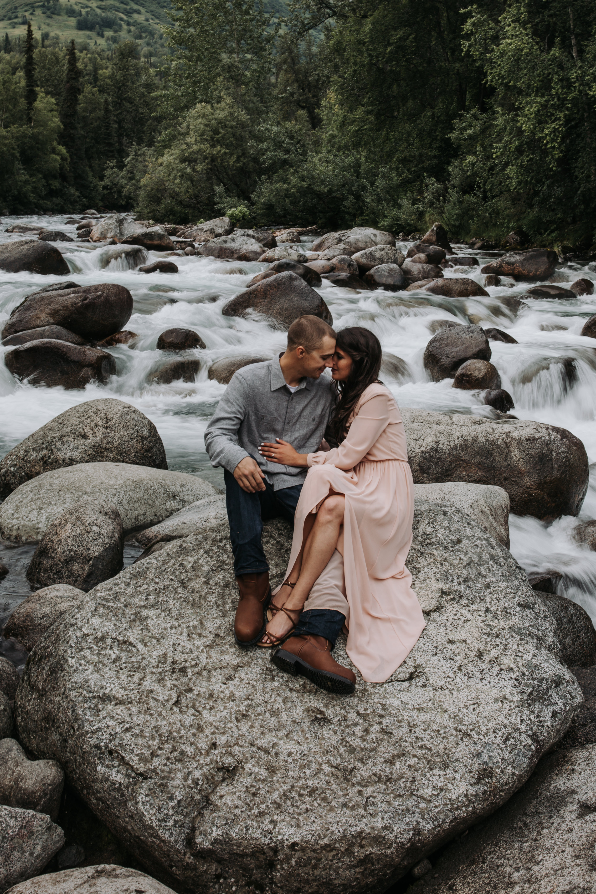  elope by the river in hatcher pass alaska 