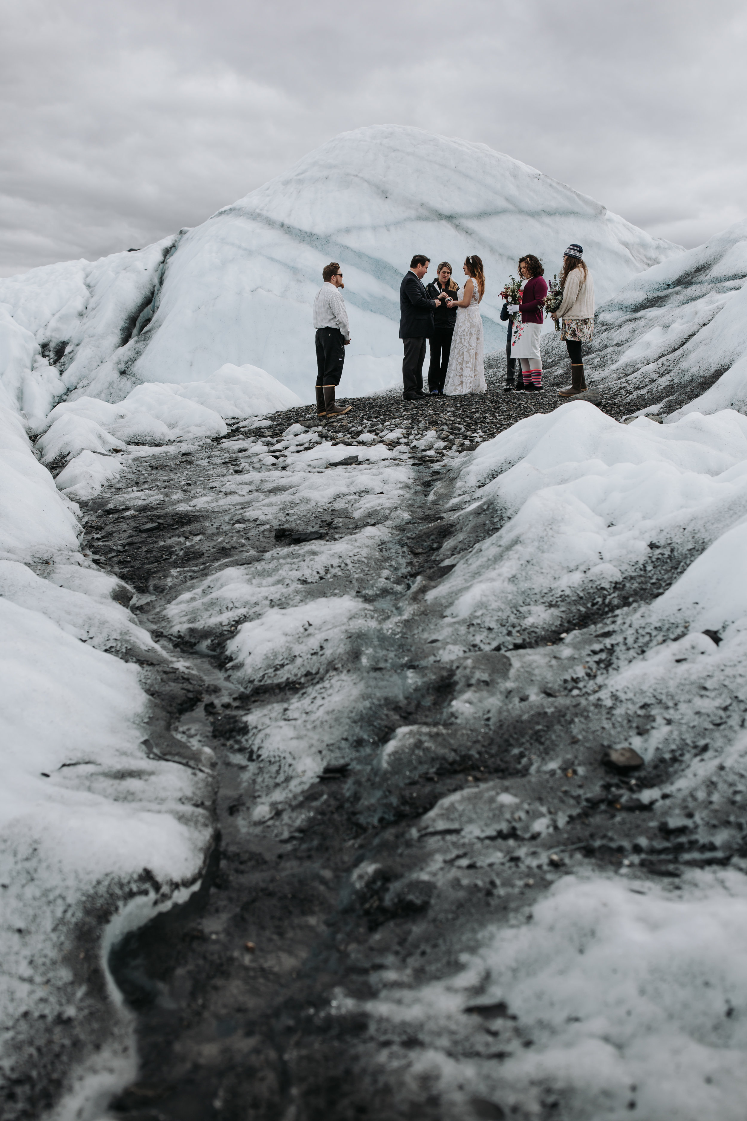  alaska glacier elopement 