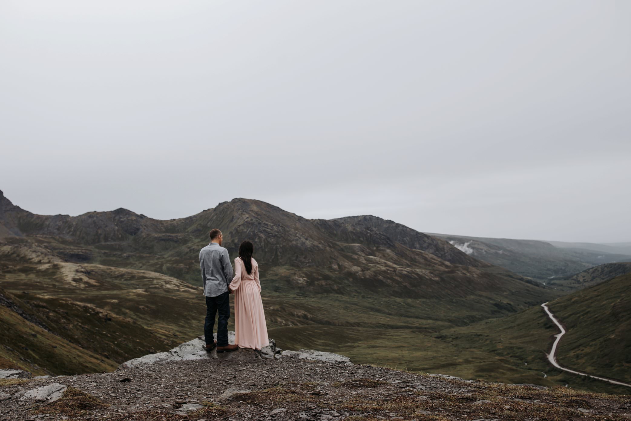 alaskan engagement in the mountains 