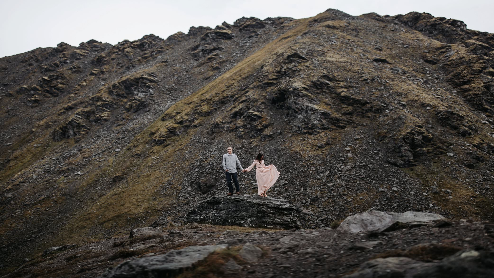 alaskan engagement in the mountains 