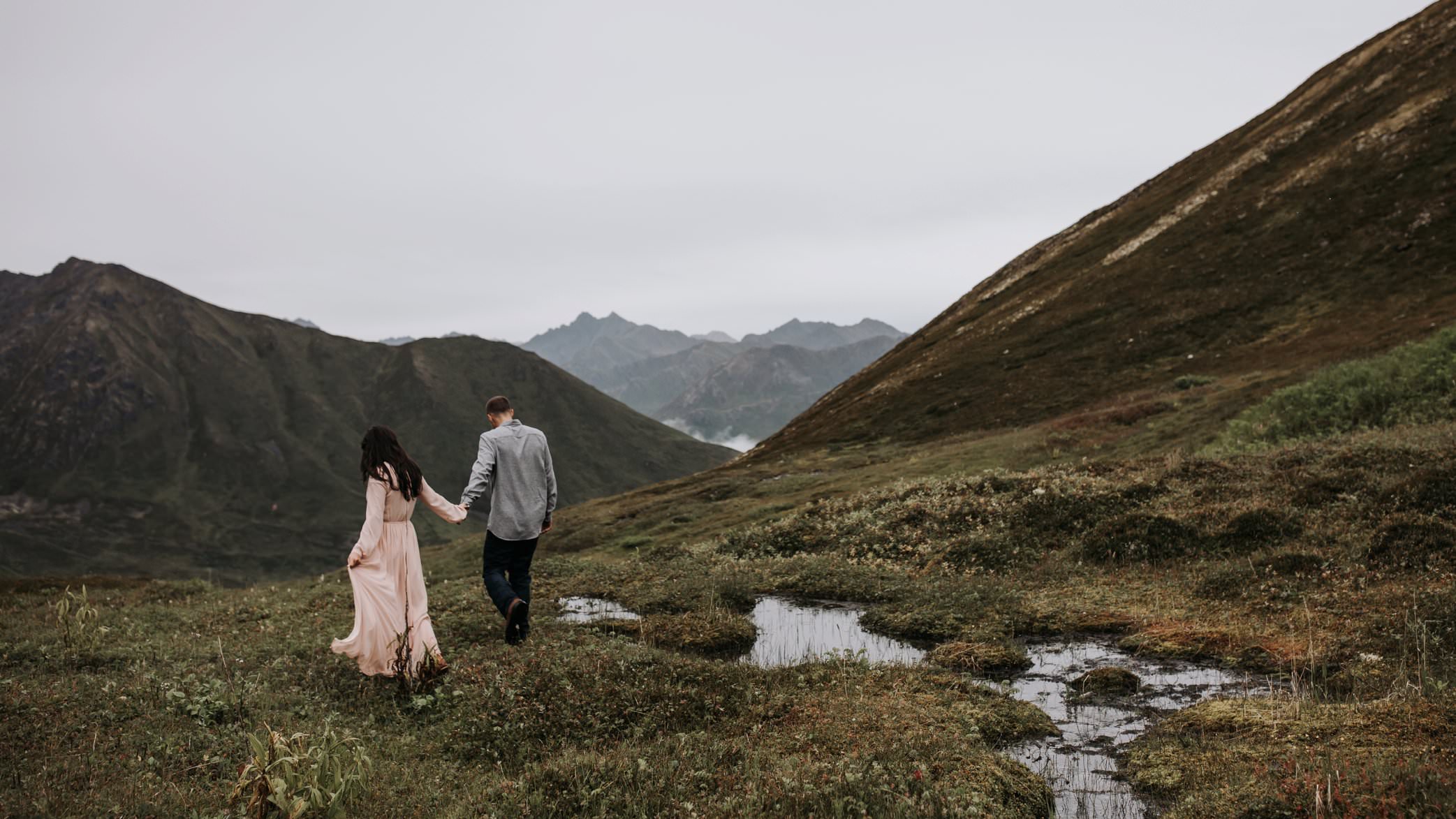 engagement in mountains