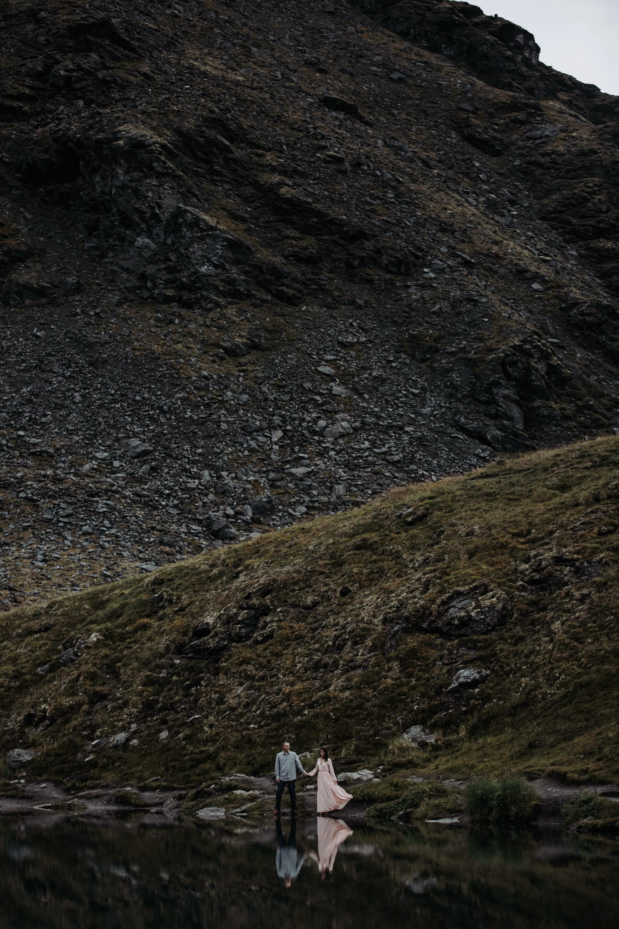alaskan engagement in the mountains 