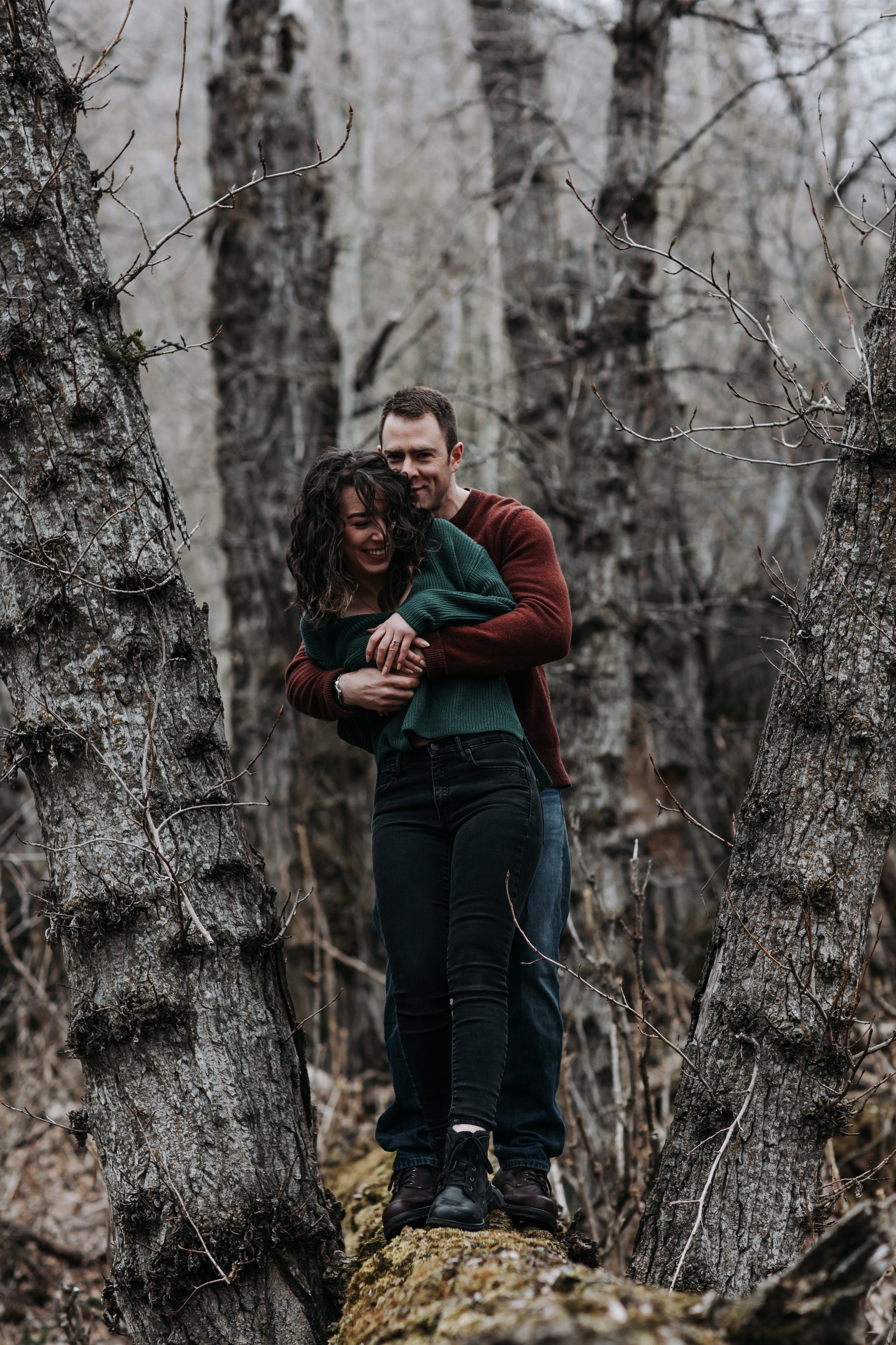 adventurous engagement session