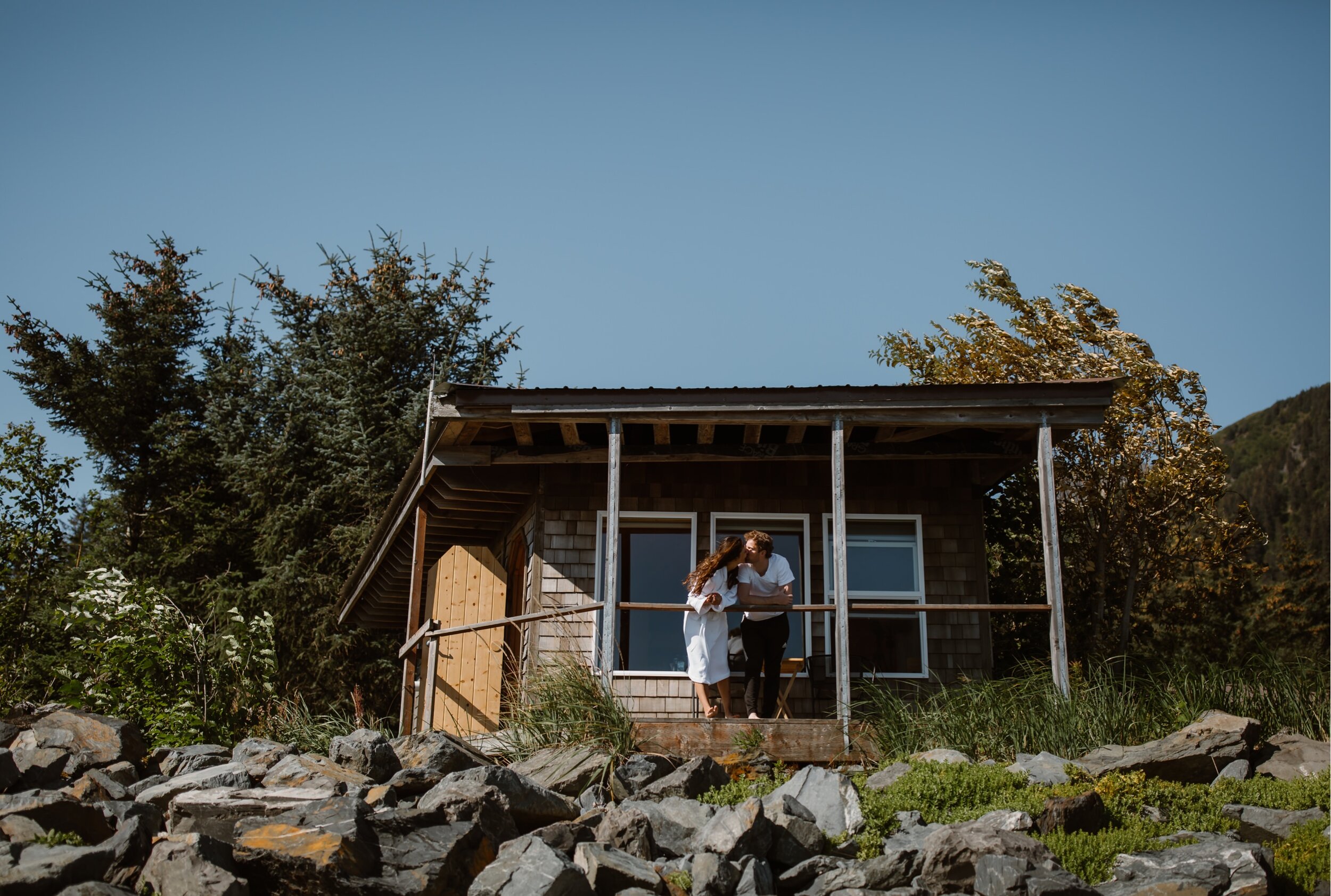  Beach Wedding in Seward Alaska at Miller’s Landing 