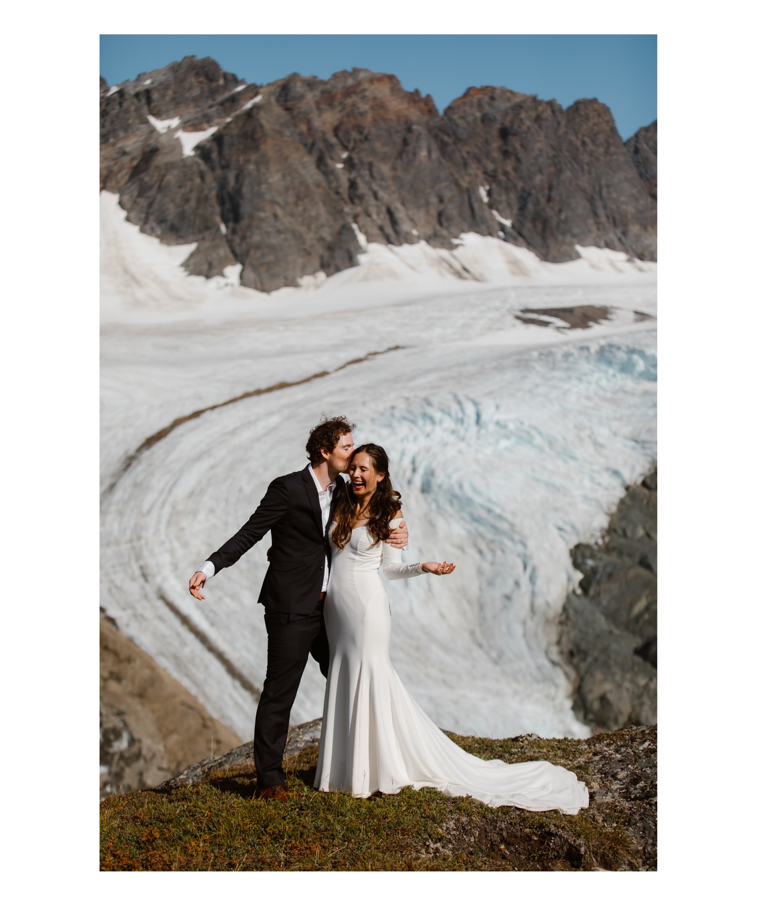  Glacier Helicopter Elopement in Seward Alaska 