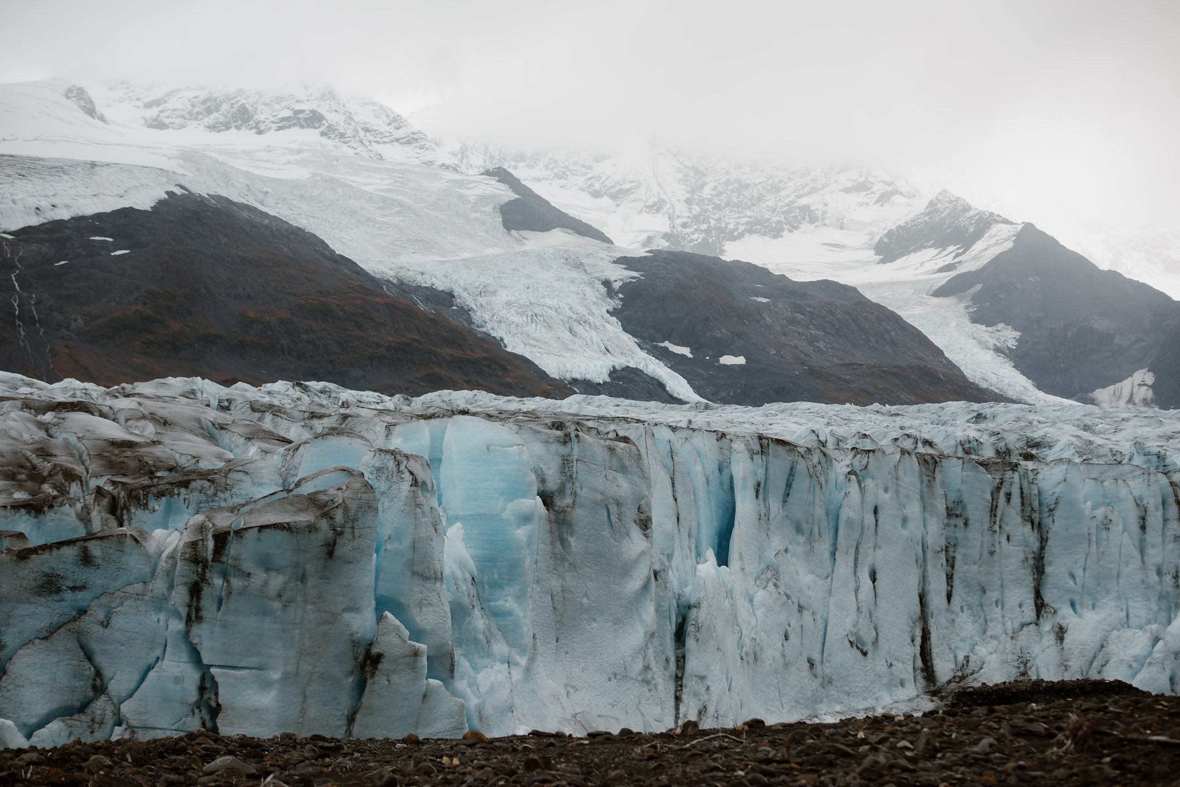  Girdwood helicopter glacier elopement 