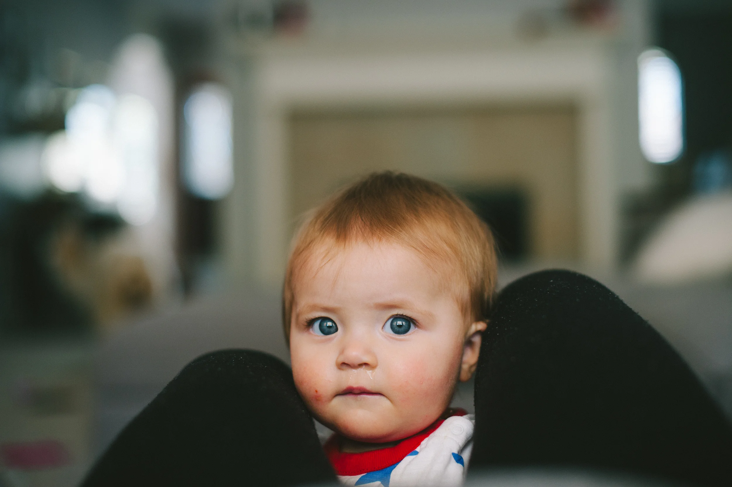 How is this for honesty? This is Madeline's favorite thing to do right now. She climbs up my legs and just stares at me. She is attached to me, and though I am tired, I don't want to forget how this feels because she will be grown before I know it. 