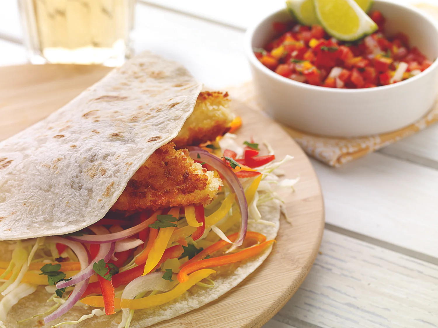 Crispy Wild Pacific Halibut Tacos