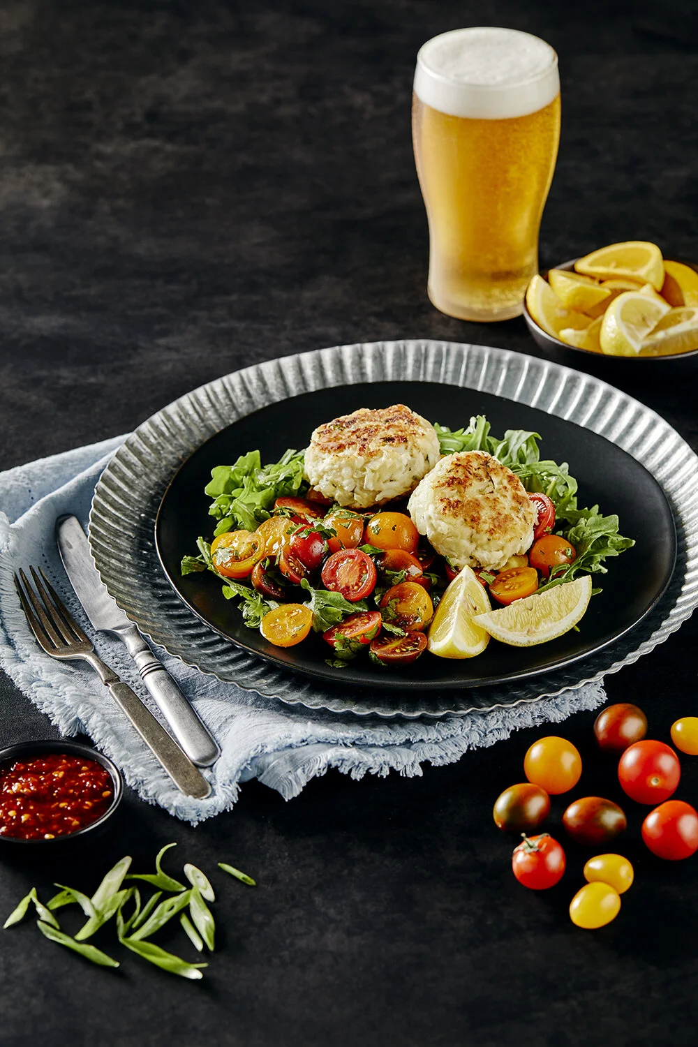 Wild Pacific Halibut Cakes